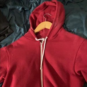 American appeal red hoodie size medium